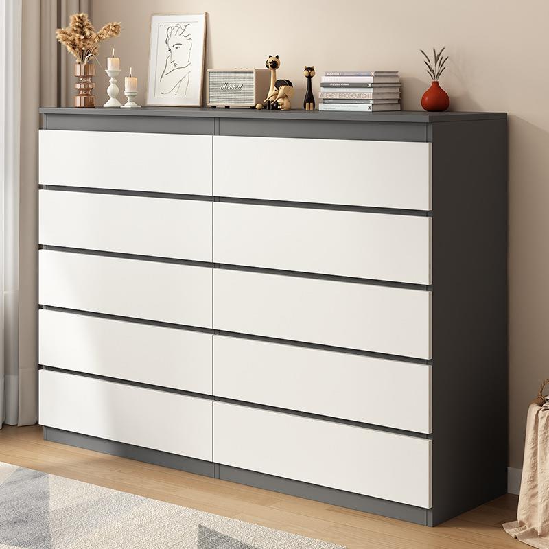 斗柜实木家用收纳柜简约杂物柜卧室床头储物柜客厅靠墙五斗抽屉柜