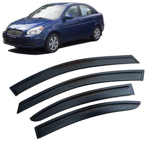 适用现代Hyundai ACCENT Sedan 2006-2010晴雨挡侧窗导流板雨眉加