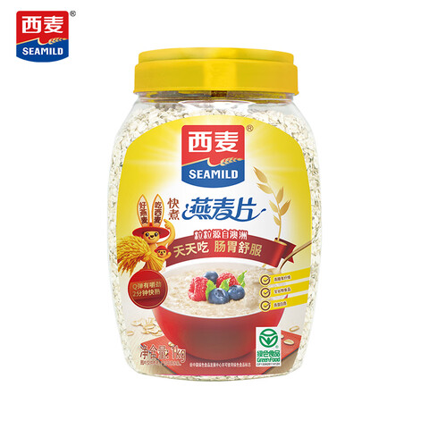 西麦纯燕麦片即食0蔗糖营养代餐