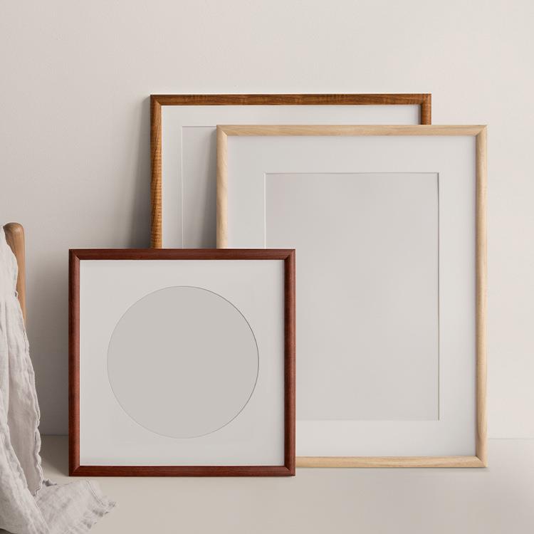 空白书法画框装裱挂墙50裱国画框学生diy作品展示框外框架大画框