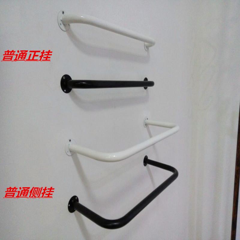 服装店上墙货架女装衣服架童装店展示架壁挂式侧挂铁艺架子