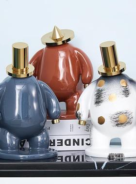 创意人物树脂工艺品摆件客厅样板间书柜电视柜玄关抽象装饰品摆设