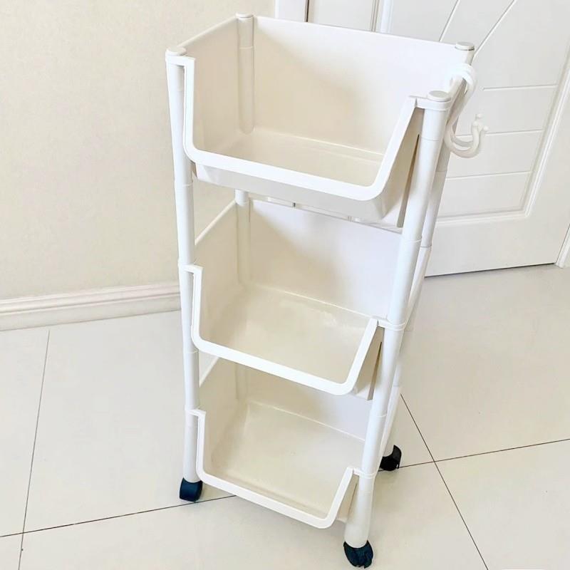 小推车置物架多层落地厨房卫生间浴室移动卧室床头零食收纳架