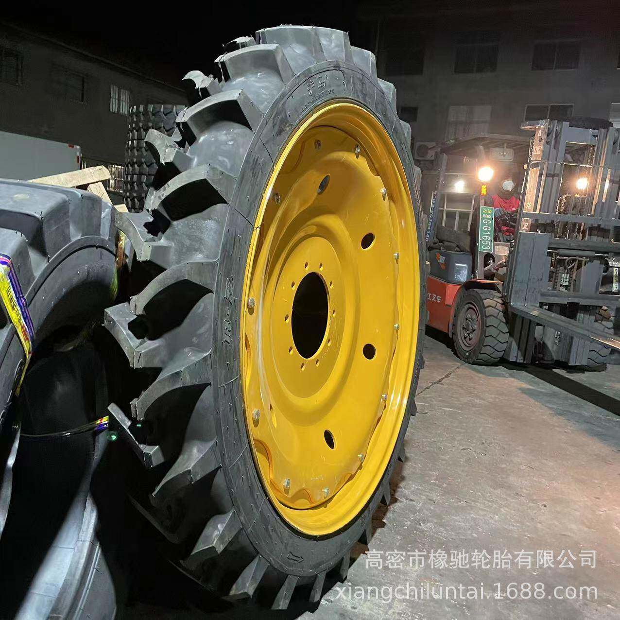 改装拖拉机中耕机轮胎9.5-32 9.5-48半高花