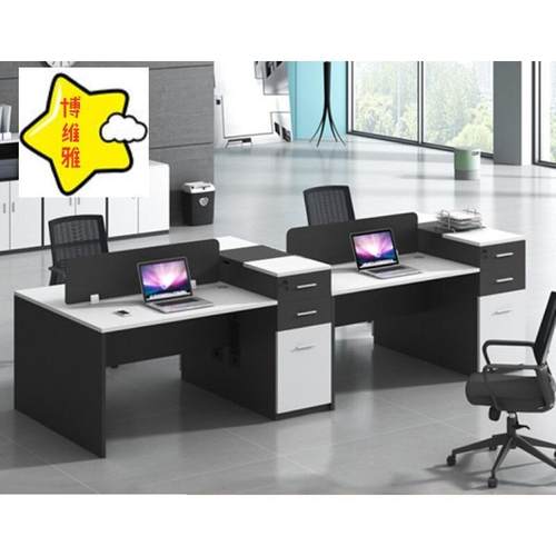 办公家具职员办公电脑桌椅简约工位 直条型卡座