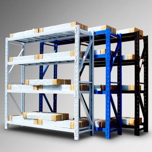 上海力鼎仓库货架中型仓储可拆装置物架加厚款工厂车间金属铁架子