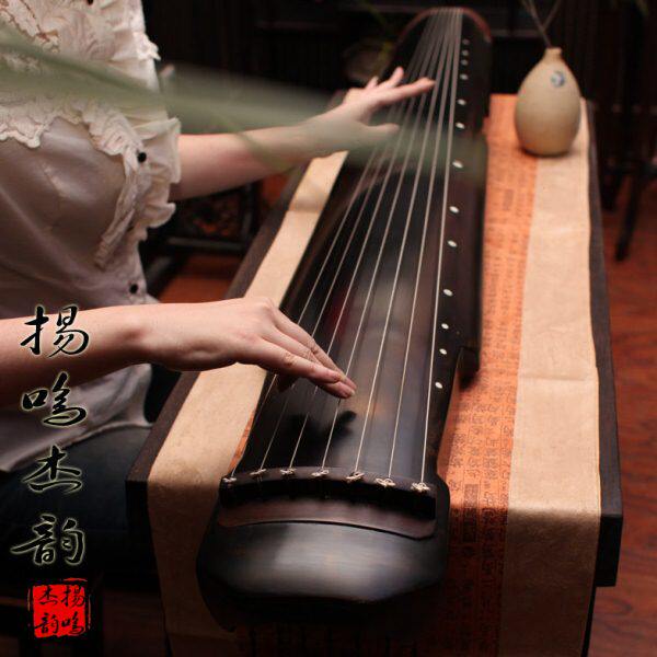 【扬鸣】送古琴桌 初学入门专业演奏级老杉木潞王古琴 纯生漆古琴