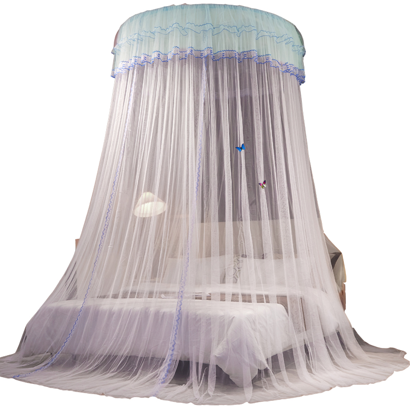 2022年新款蚊帐吊顶式免v安装吊挂家用卧室高端防尘公主风无需支