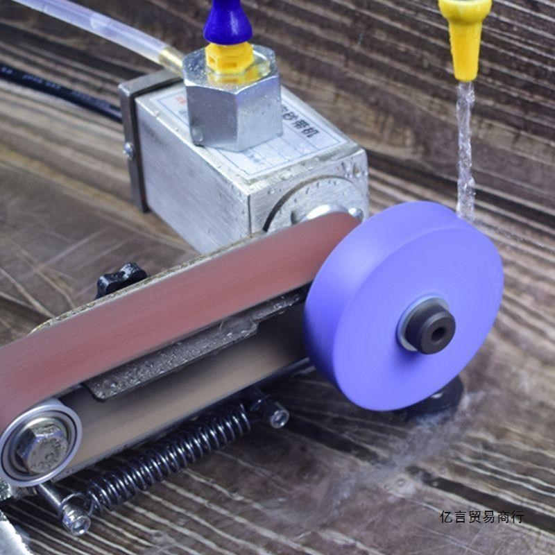 流动水冷磨刀机全自动小型电动水磨砂带机磨刀神W器磨剪刀机器