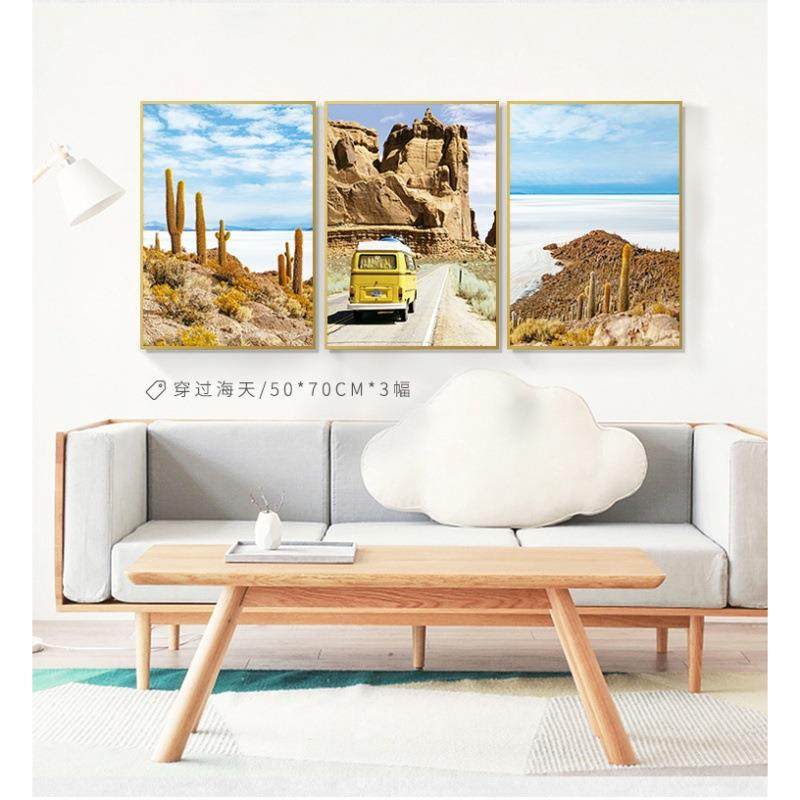 北欧风客厅餐装饰画沙发背景SF570746挂画风景画厅墙现画代简约卧,家居饰品,现代装饰画,淘宝优惠券,粉丝福利购,淘宝优惠卷