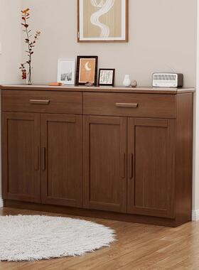 北欧实木客鞋柜轻简约两三四断49910门入户处门口靠墙柜子厅隔玄