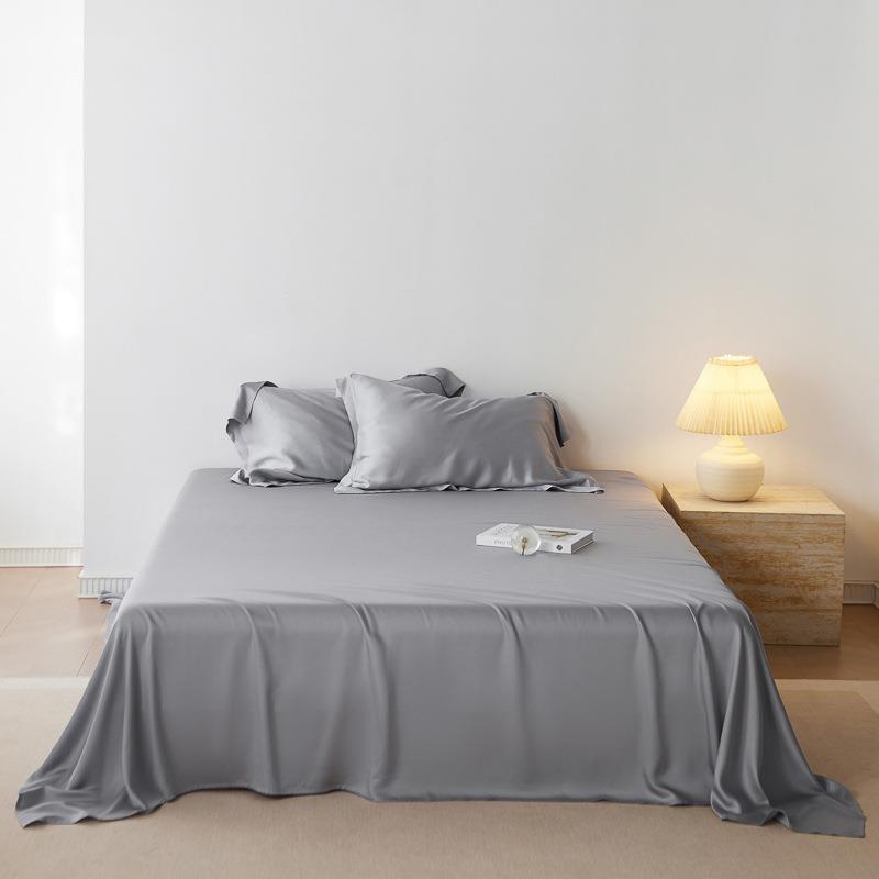 简纯主义 2025新款100s超细旦天丝系列床单单件-单床单 暮蓝