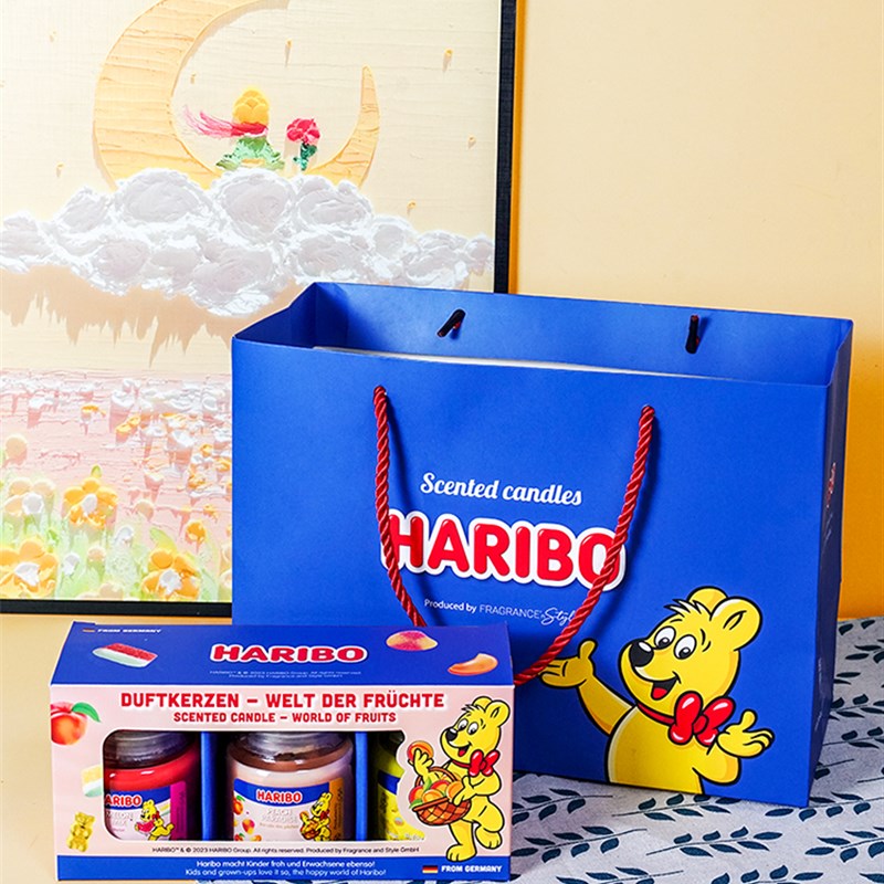 哈瑞宝蜡烛德国哈瑞宝香氛蜡烛礼盒植物精油R香味结婚生日礼物