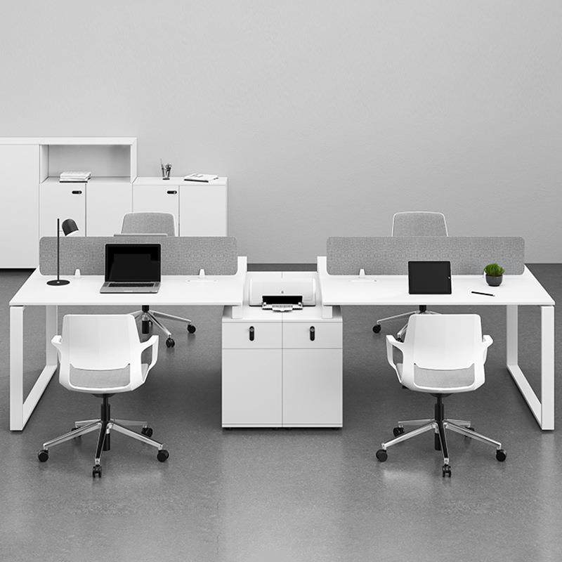 职员办公桌位卡座简约电脑4多线人带口挡板板字TYM-119桌脚椅组工,商业/办公家具,办公电脑桌,淘宝优惠券,粉丝福利购,淘宝优惠卷