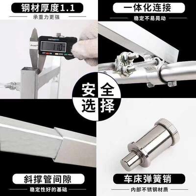 高端承加厚铝合金折重叠马修升降装CFC脚手架镀锌多功能凳刮腻子