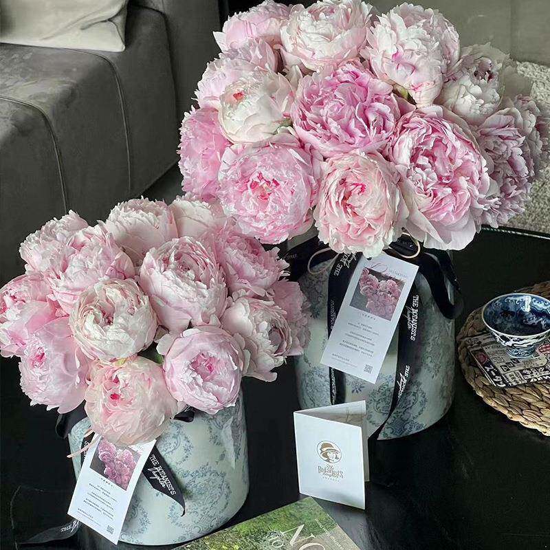 级青瓷花瓶客厅插瓷花990中式古典陶美式装饰复古玄关花瓷器高感