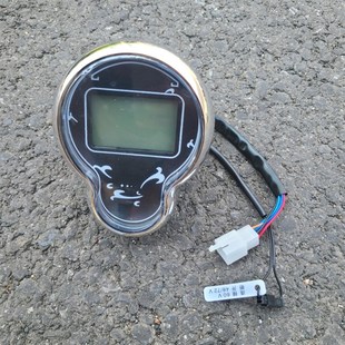 小龟王电动车48V60V72V液晶仪表欧J版 小龟电压速度里程仪表总成