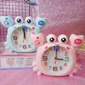 学生用简约闹钟儿童礼物创意可爱卧室床头钟懒人起床个性 卡通闹铃