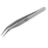 日本宝三HOZAN不锈钢强力型弯头尖嘴镊子P 887尖端0.6mm