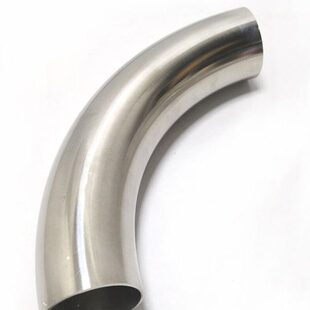 卫生级3D弯头304不锈钢大半径弯管90度中心R=2倍弯曲半径焊管接头