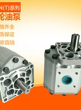 装载机液压油泵 高压齿轮泵CBN-F532 F550 F563 F580平花键轴法兰