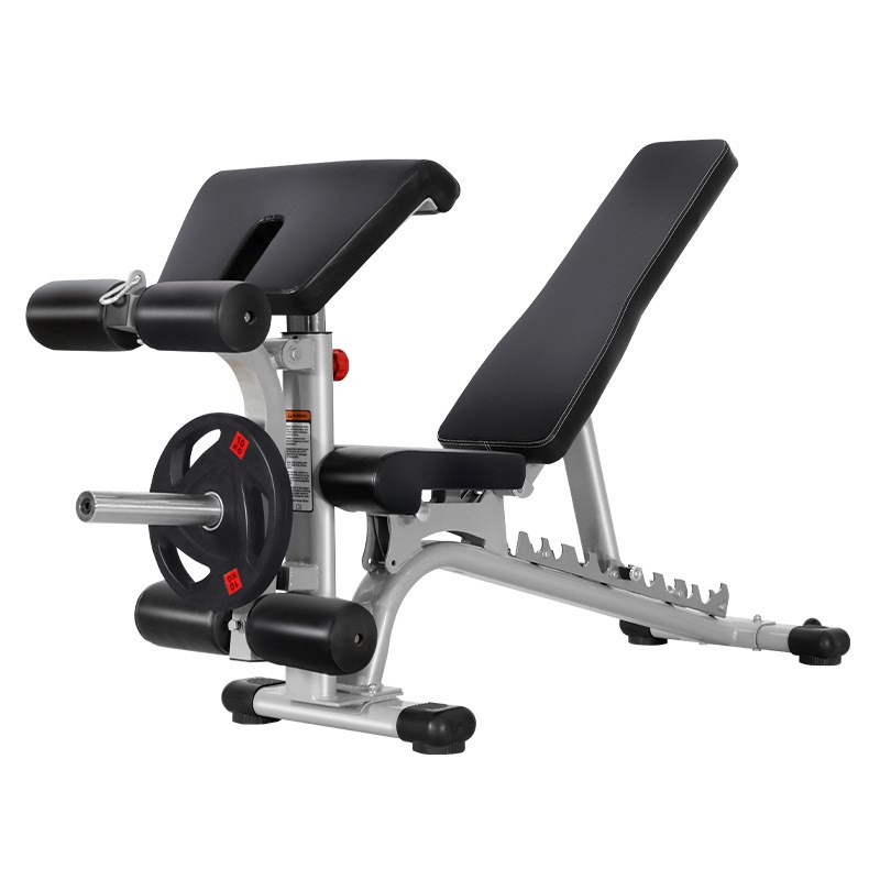 哑铃凳卧推椅上h斜平推下斜训练椅肱二头肌坐姿挑腿卧式屈腿哑铃