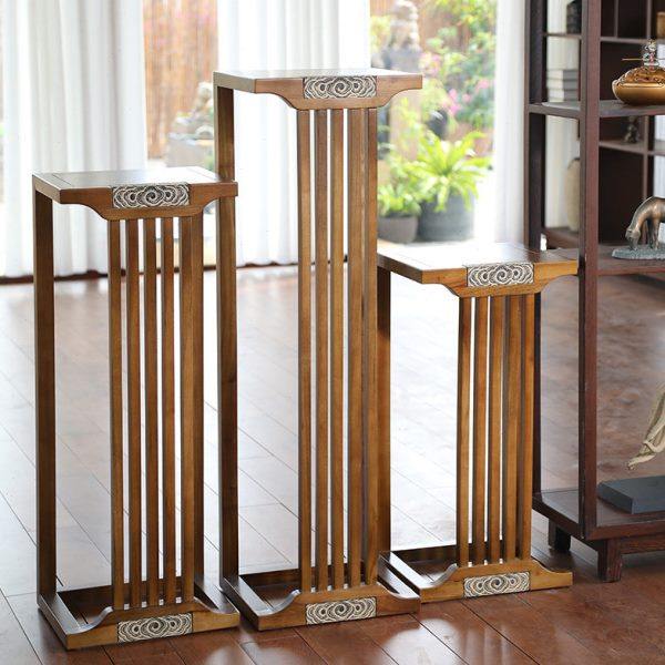 汉韵堂中式实木花架花盆客厅摆件花架子置物架阳台装饰中国风落地,家居饰品,落地摆件,淘宝优惠券,粉丝福利购,淘宝优惠卷