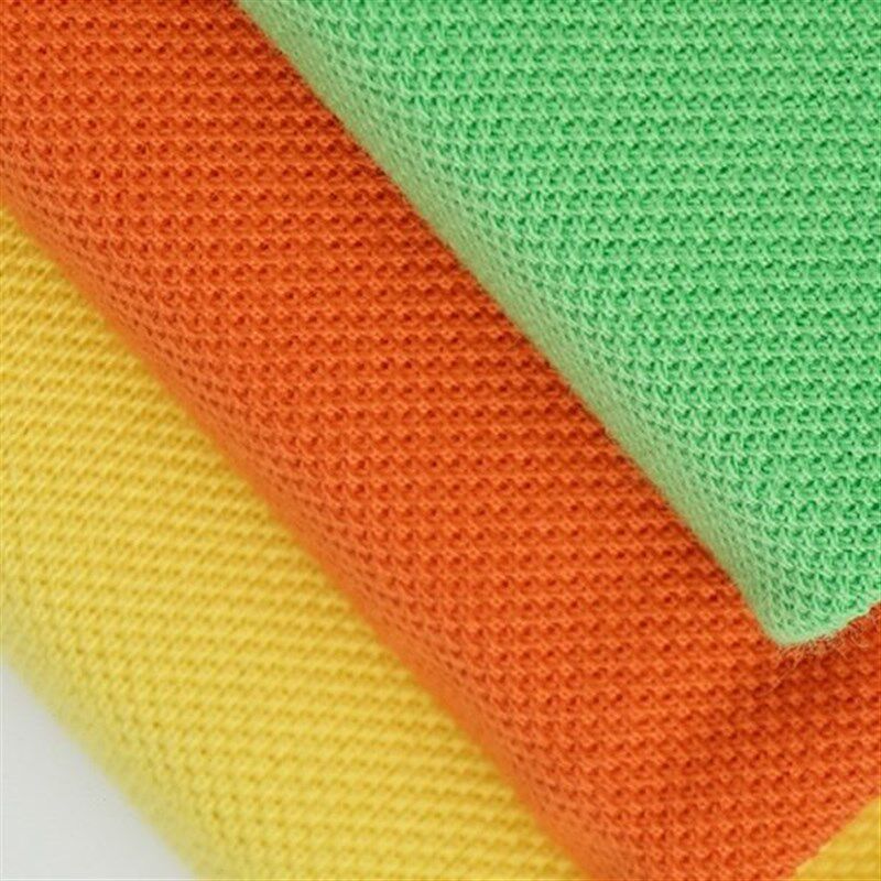 现货26支CVC珠地布工作服针织面料 校服O涤棉布料混纺面料支持