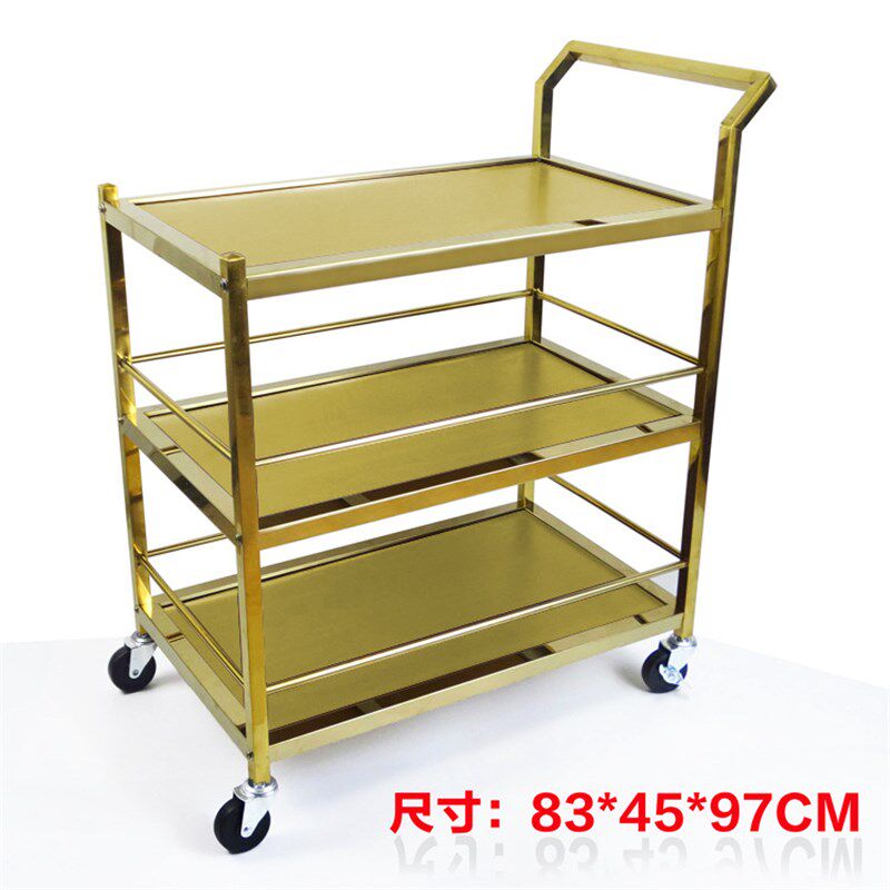 餐车酒水车餐厅酒店手推送餐车活动小推车茶水车KTV小.吃点心商用