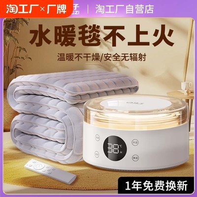 扬子水暖电热毯双人电褥子单人水循环炕2024新款水热X毯水床垫全