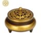 纯铜香炉家用室内檀香炉禅意 供佛供奉茶道熏香炉创意摆件香薰炉