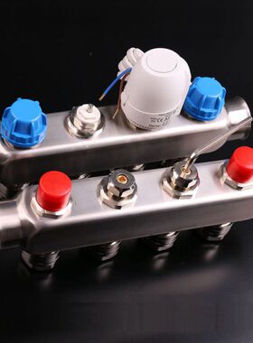 304不锈钢分集水器 2 3 4 5 6 7 8 9 10路DN25智能地暖分水器