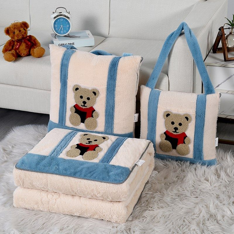 多功能手提抱枕被子两用汽车靠垫枕头午休空调Q毯沙发午睡新款加