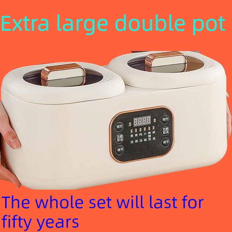 德国双加仑家用电饭锅多功能一体机2-3人烹饪智能定U时保温预约一