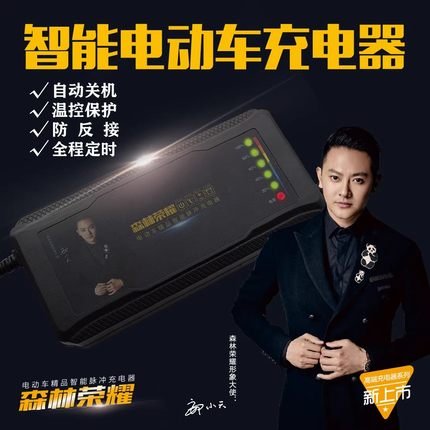 森林荣耀自动e断电电动车充电器48V12AH60V20AH72V32A35AH自动断