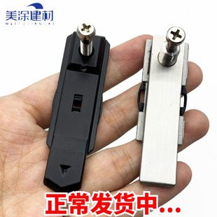 断桥铝合金推拉门门锁卡扣不锈钢锁扣移门门窗 螺丝扣座 扣件锁点