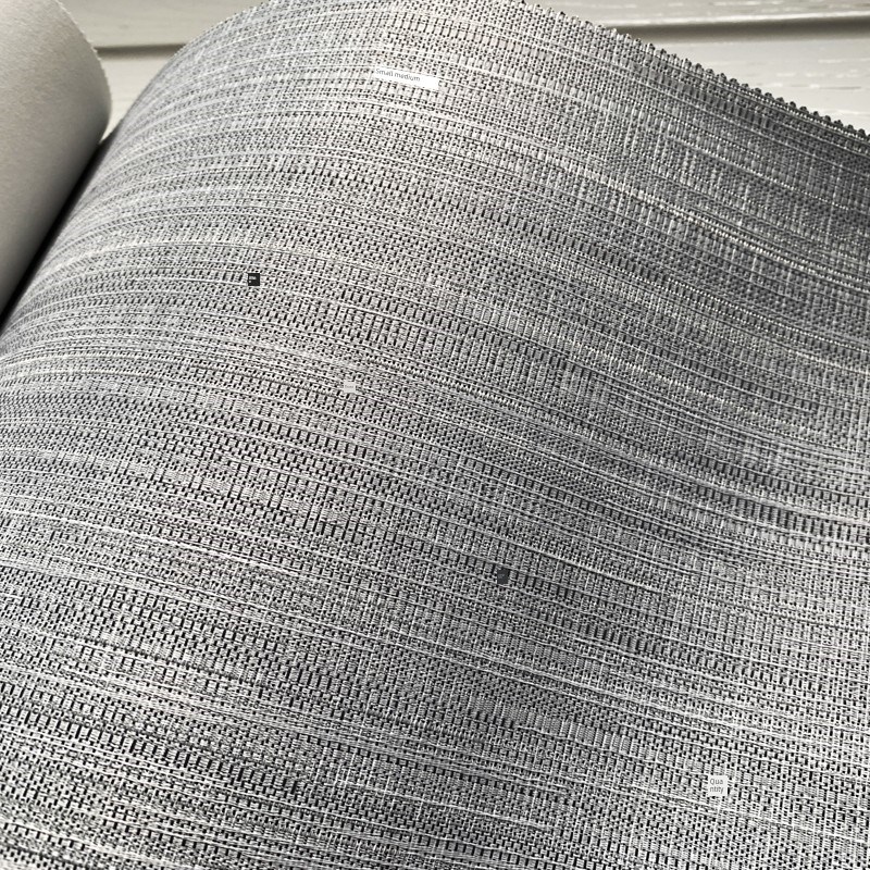 特种纱线质感素色无缝墙布全屋客厅卧室高精密O横纹肌理壁布5M72