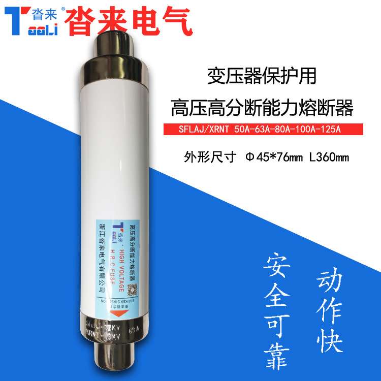 高压限流熔断器XRNT-10KV12KV50A63A80A保护保险管SFLAJ高分断