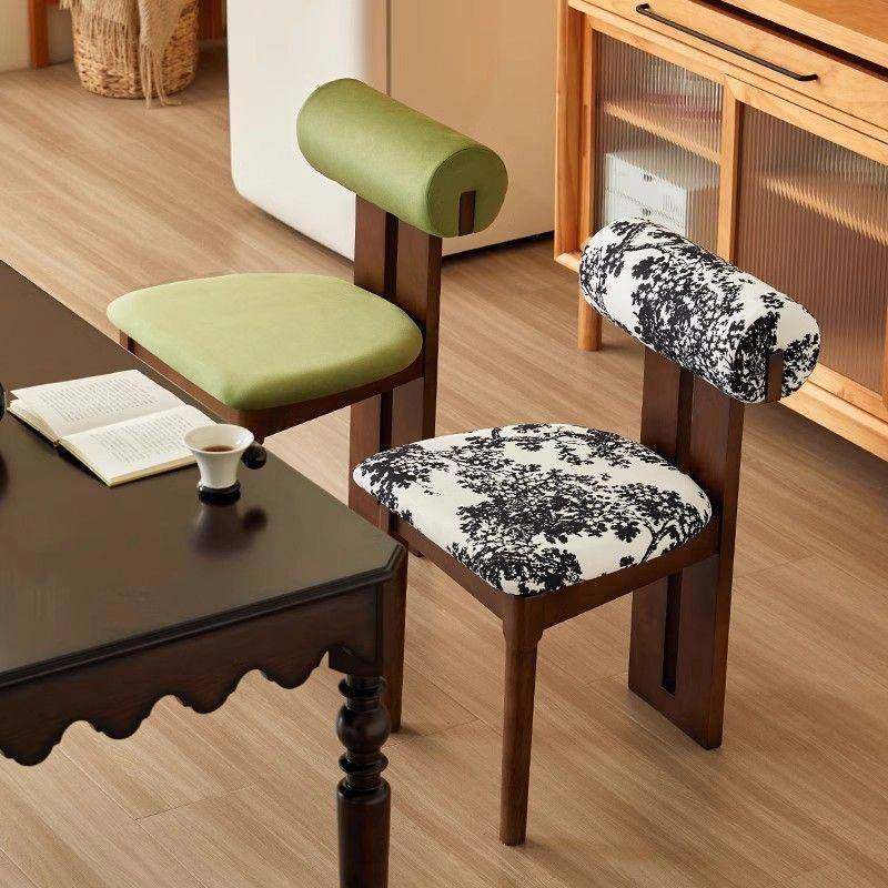 实木餐桌椅中古风设计师家用靠背椅法式休闲网红化妆河马椅子凳子,纺织面料/辅料/配套,纺织机械配件,淘宝优惠券,粉丝福利购,淘宝优惠卷