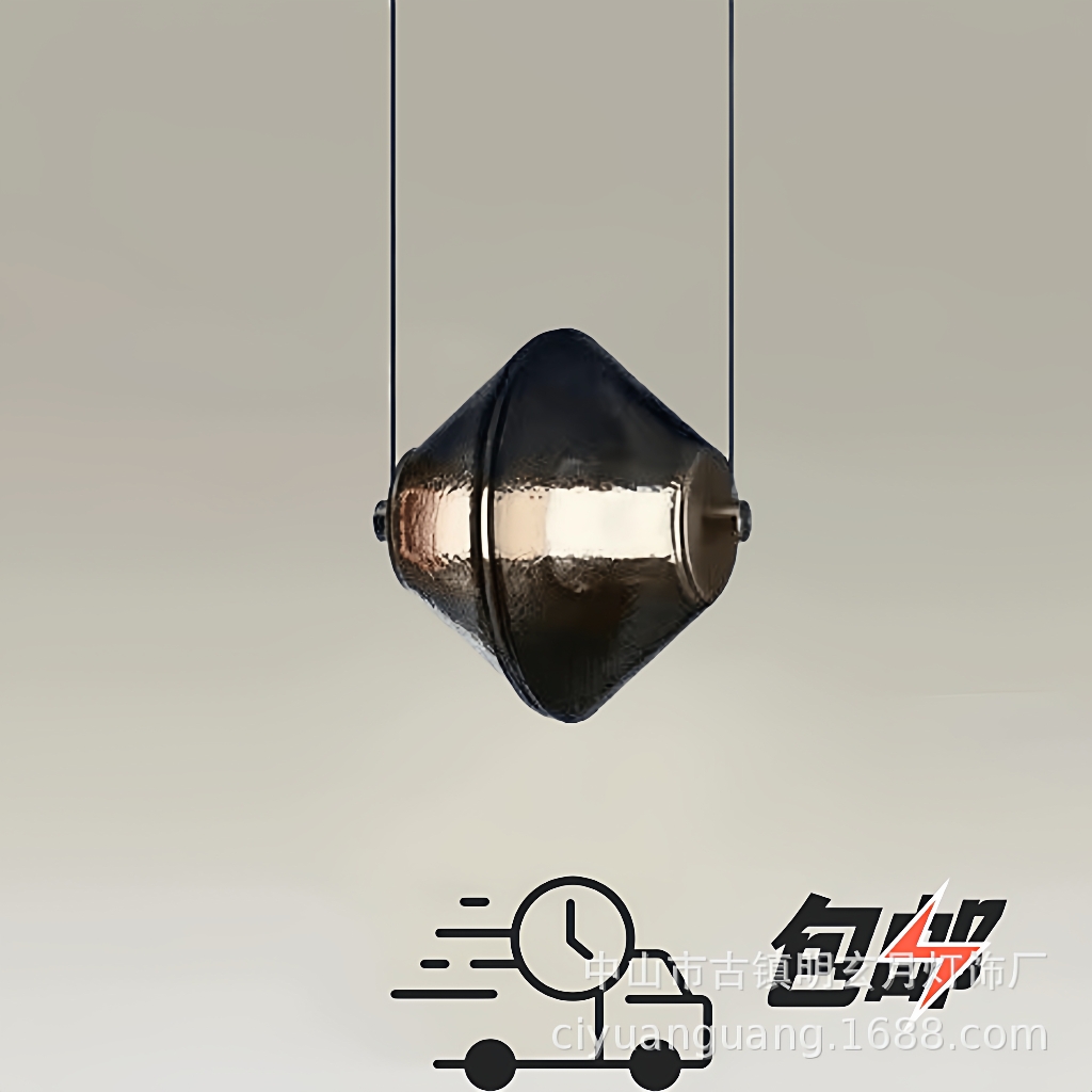 后现代玻璃客厅小吊灯北欧创意吧台书房卧室设计师氛围展厅床头灯