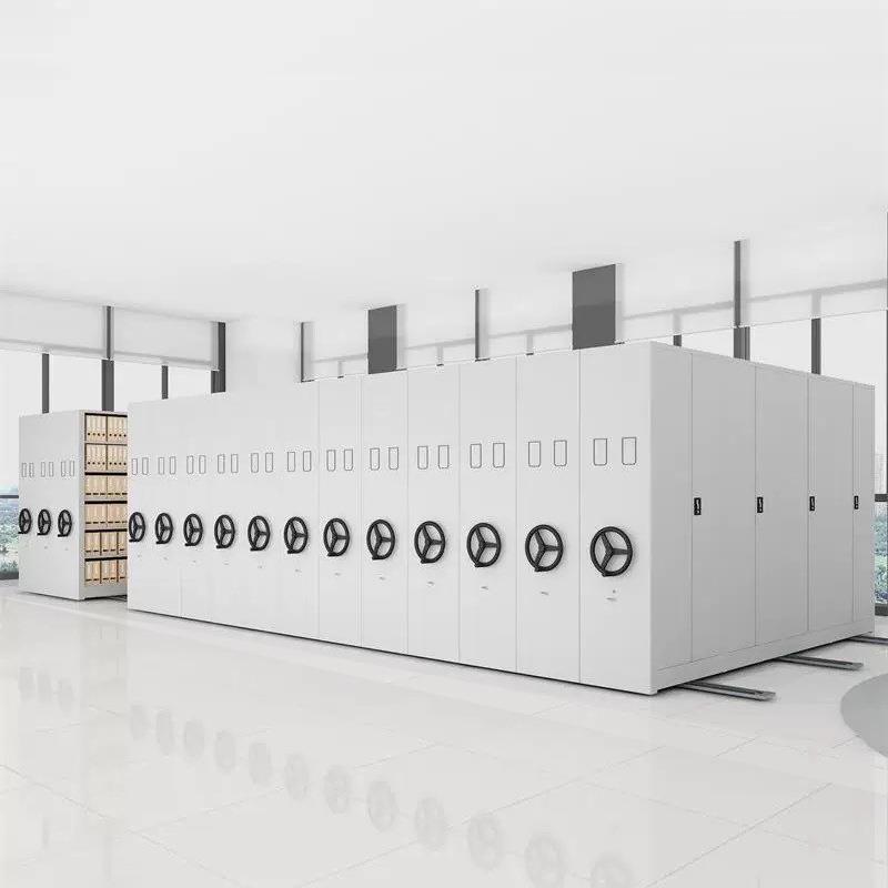 电动智能手摇式移动密集架财务凭证病例文件柜平移文件档案密集柜