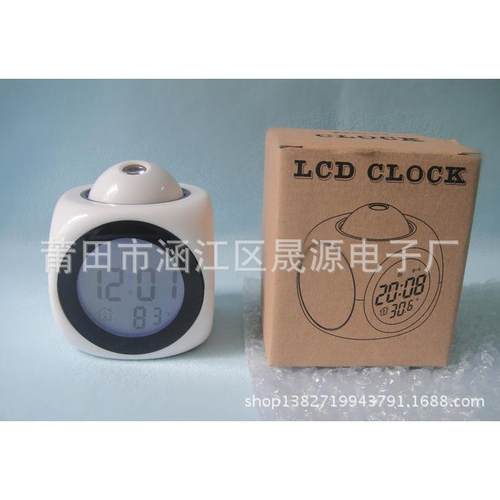 供应七彩投影钟、天气预报钟、语音报时钟、LCD万年历电子钟