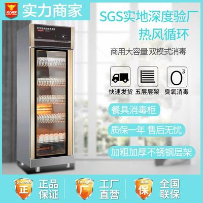 家用商用立式消毒碗柜 热风循环中低温消毒柜单门筷子餐具消毒机