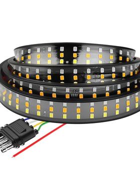 DXZ皮卡车LED灯条120/150CM三排48/60英寸尾灯刹车灯倒车转向灯带