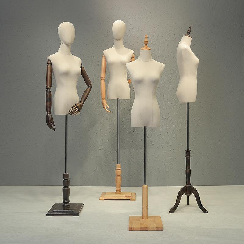 服装店模特道具女半身人台女装店橱窗展示架全身人体婚纱模特架子
