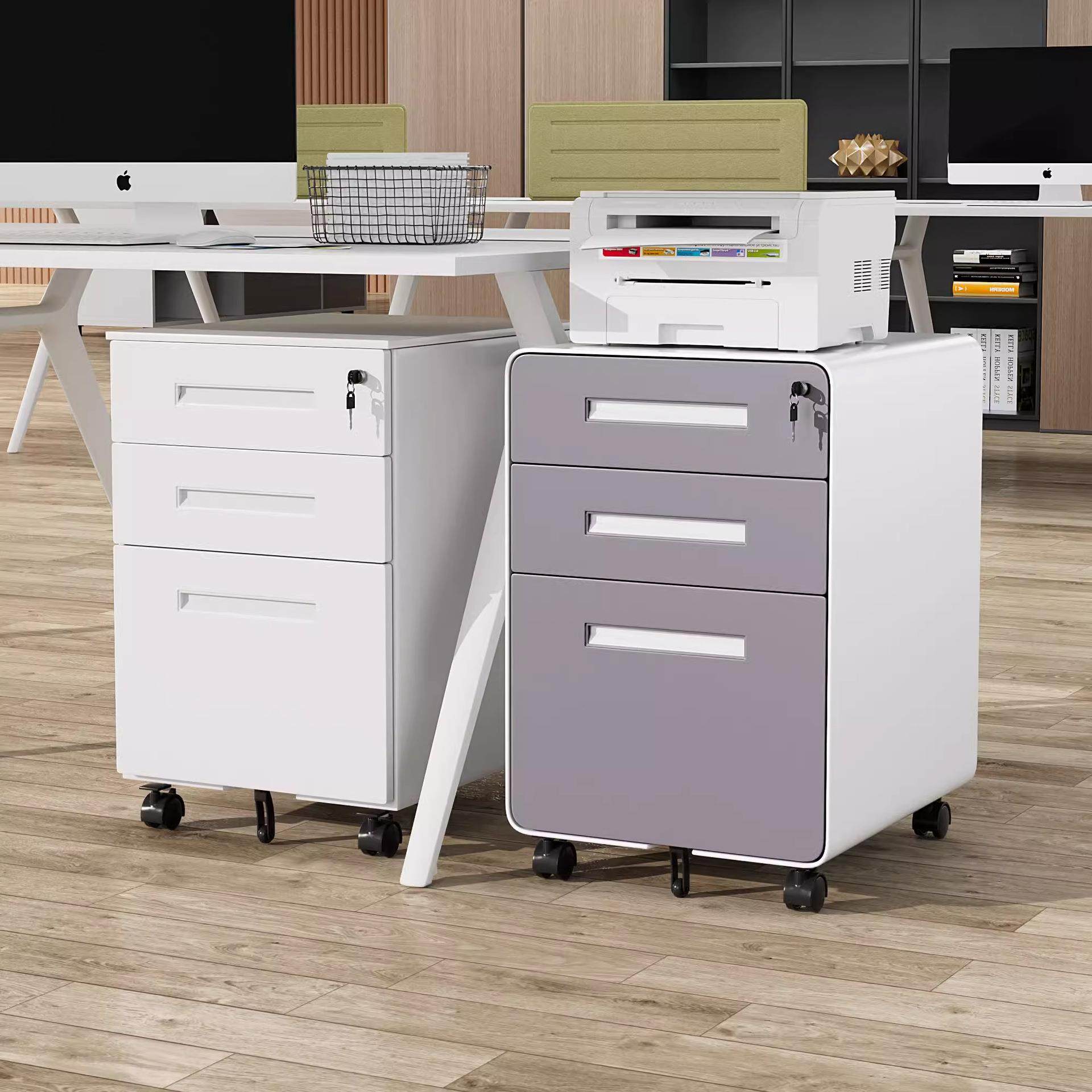 活动柜办公室桌下移动文件柜矮柜抽屉式储物柜钢制带锁三抽小柜子,商业/办公家具,办公储物柜,淘宝优惠券,粉丝福利购,淘宝优惠卷