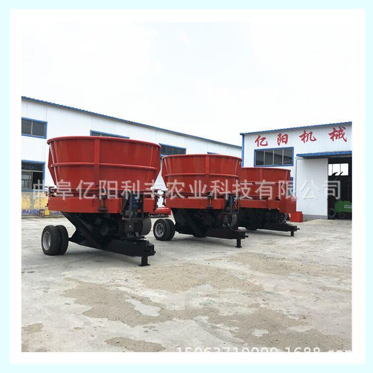 牧草场喂牛羊干湿青储转盘式粉碎揉丝机大型全自动草捆粉碎机