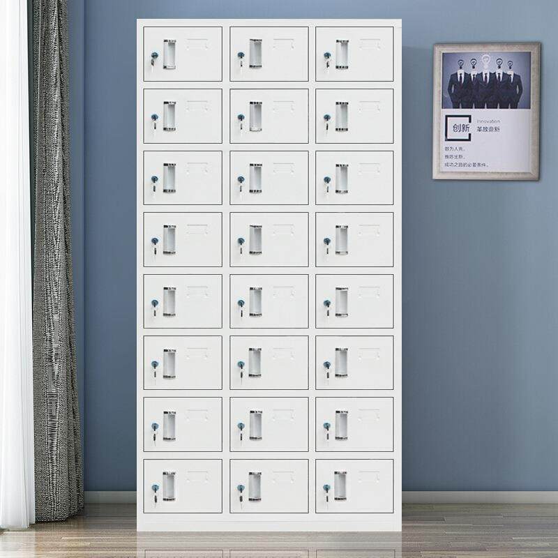 钢制更衣柜铁皮柜24门鞋柜宿舍职工储物柜餐厅碗柜多门带锁工具柜,商业/办公家具,办公储物柜,淘宝优惠券,粉丝福利购,淘宝优惠卷