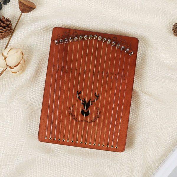 17弦板式指弹弦琴拇指琴初学易学便携适合女生冷门小型乐器手指琴,乐器/吉他/钢琴/配件,卡林巴/拇指琴,淘宝优惠券,粉丝福利购,淘宝优惠卷