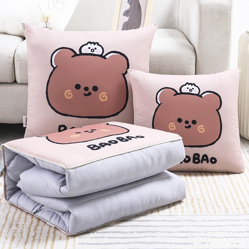 多功能折叠抱枕被子两用二合一汽车E上载靠枕办公室午睡枕头空调